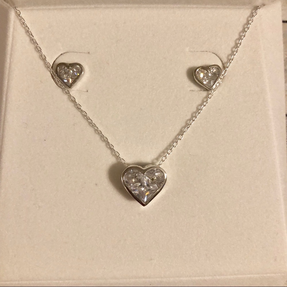 ๐HP๐ Sterling silver heart set - Picture 2 of 3